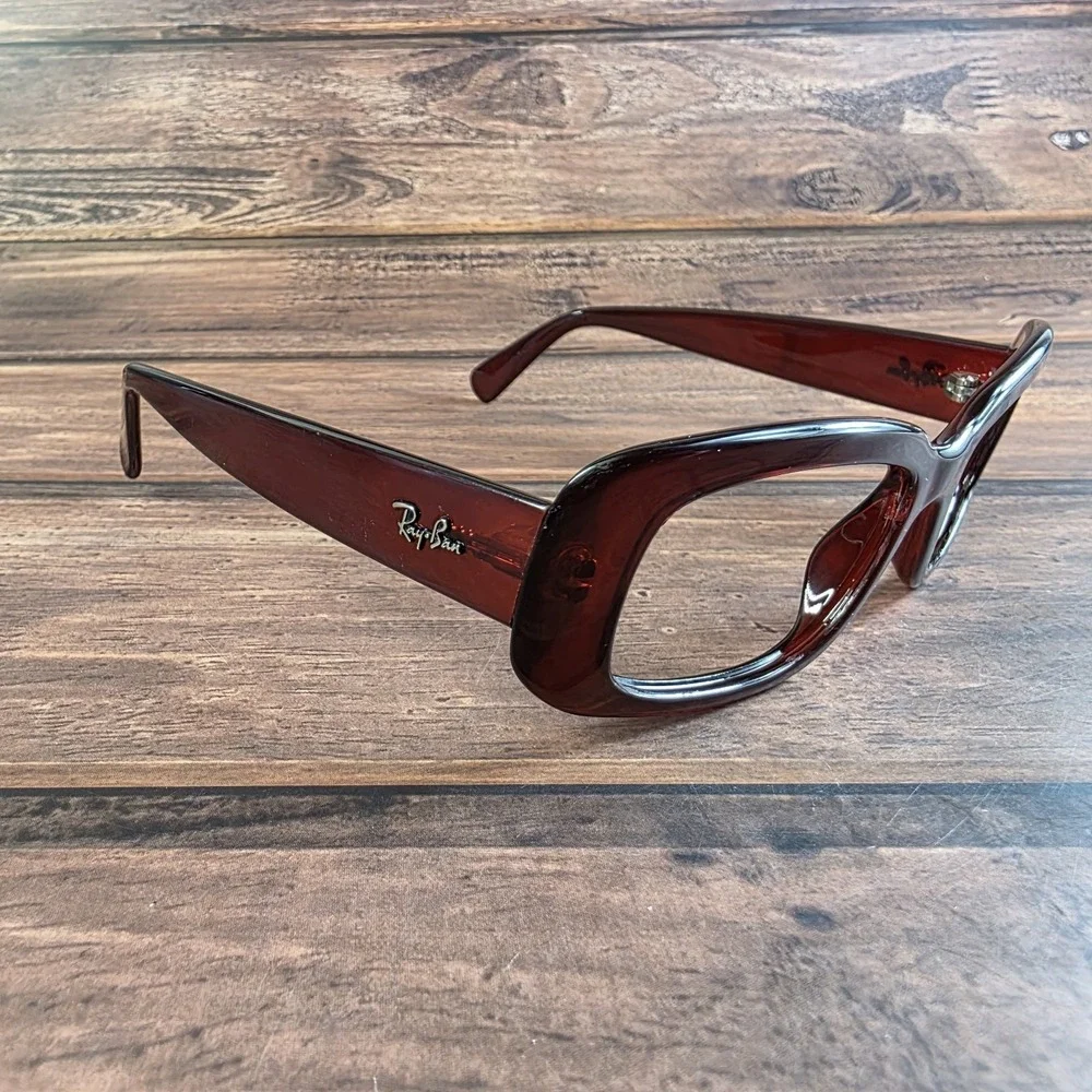 Ray Ban Sunglasses Burgundy Rectangular Italy RB4122 735/8G 3N FRAMES ONLY